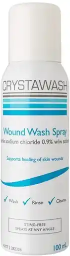 healthylife Crystawash Wound Wash Spray offer
