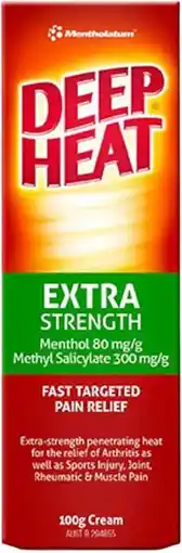 healthylife Deep Heat Extra Strength Pain Relief Cream offer