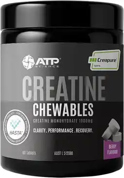 healthylife ATP Science Creatine Chewables Raspberry 90 Tablets offer