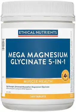 healthylife Ethical Nutrients Mega Magnesium 240 Tablets offer