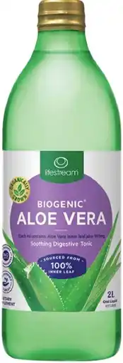 healthylife Lifestream Biogenic Aloe Vera Juice offer