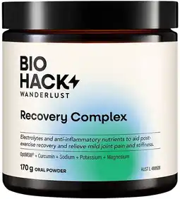 healthylife Wanderlust BioHack Wanderlust Recovery Complex Powder offer