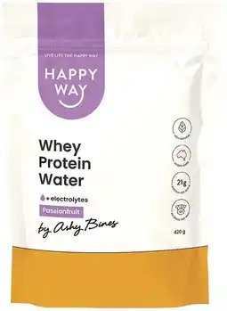 healthylife Happy Way Ashy Bines Whey Protein Water Powder Passionfruit offer