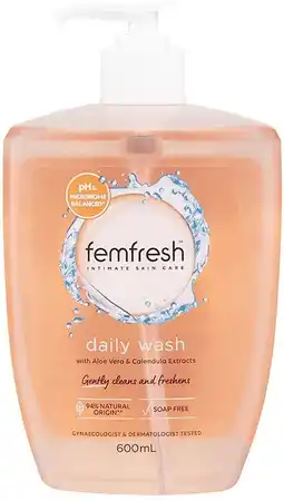 healthylife Femfresh Intimate Daily Wash Pump offer