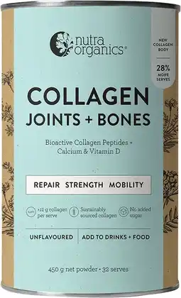 healthylife Nutra Organics Collagen Joints & Bones Powder offer