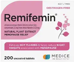 healthylife Remifemin Menopause Symptom Relief 200 Tablets offer