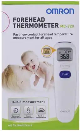 healthylife Omron MC720 Forehead Thermometer offer