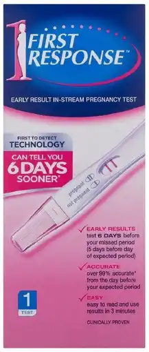healthylife First Response Early Results Instream Pregnancy Test 1 Test offer