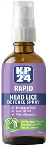 healthylife KP24 Rapid Head Lice Defence Spray offer