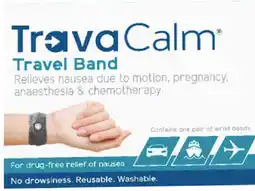 healthylife Travacalm Travel Sickness Travel Bands 1 Pair offer