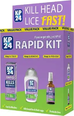 healthylife KP24 Rapid Head Lice Treatment Kit offer