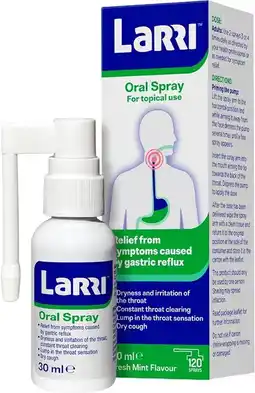 healthylife Larri Oral Spray Gastric Reflux offer