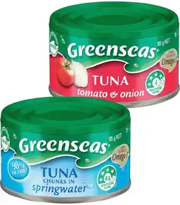 IGA Greenseas Tuna Selected Varieties offer