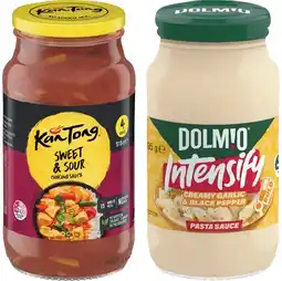 IGA KanTong Cooking Sauce 485-520g or Dolmio Intensify Pasta Sauce 395g Selected Varieties offer