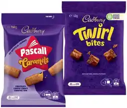 IGA Cadbury Pascall Chocolate Share Bag 160‑185g Selected Varieties offer