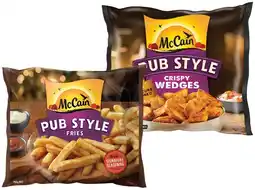 IGA McCain Pub Style Wedges or Fries 750g Selected Varieties offer