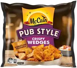 IGA McCain Pub Style Wedges or Fries 750g Selected Varieties offer