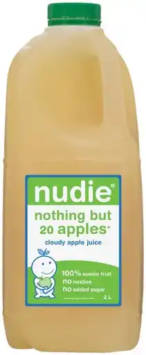 IGA Nudie Cloudy Apple or Tropical Brekkie Juice 2 Litre offer