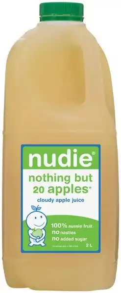 IGA Nudie Cloudy Apple or Tropical Brekkie Juice 2 Litre offer