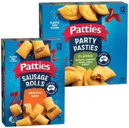 IGA Patties Classic Sausage Rolls or Pasties 12 Pack offer