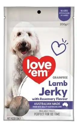 IGA Love’em Grainfree Jerky Dog Treats Selected Varieties offer