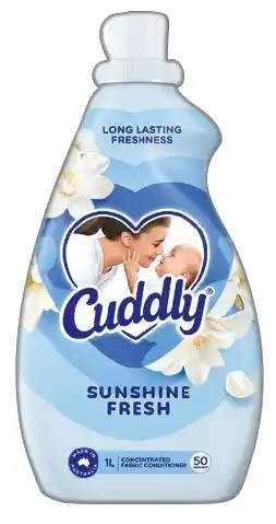 IGA Cuddly Concentrate Fabric Conditioner‑1 Litre Selected Varieties offer