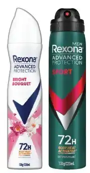 IGA Rexona Advanced Protection Antiperspirant Spray Selected Varieties offer