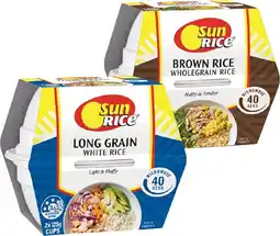 IGA SunRice Microwave Plain Rice Cups Selected Varieties offer