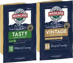 IGA Mainland Cheese Block 200‑250g Selected Varieties offer