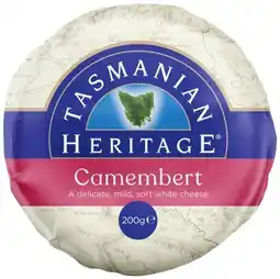IGA Tasmanian Heritage Double Brie or Camembert 200g offer