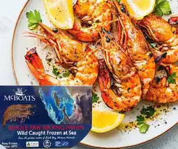 IGA Mcboats WA Frozen Raw King Prawns offer