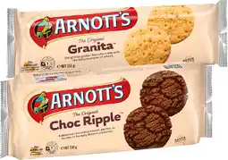 IGA Arnott’s Sweet Biscuits 250g or Smith’s Crackers 160g Selected Varieties offer