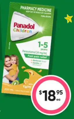 healthylife Panadol Children offer