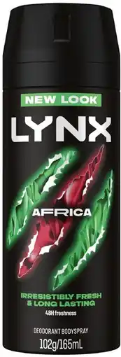 IGA Lynx Deodorant Body Spray or Antiperspirant 165mL Selected Varieties offer