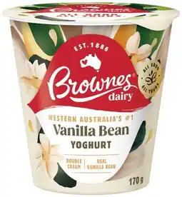 IGA Brownes Dairy Yoghurt Selected Varieties offer