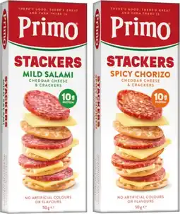 IGA Primo Stackers or Trios 45‑57g Selected Varieties offer