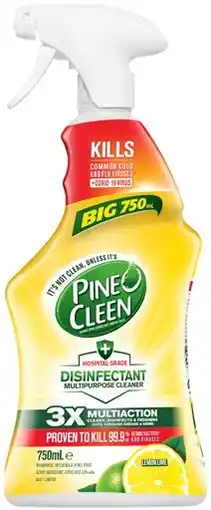 IGA Pine O Cleen Disinfectant Multipurpose Cleaner Spray* Selected Varieties offer