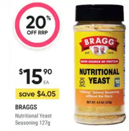 healthylife BRAGGS Nutritional Yeast Seasoning offer