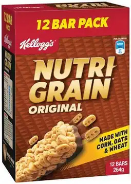 IGA Kellogg’s LCMs or Nutri‑Grain Bars 12 Pack Selected Varieties offer