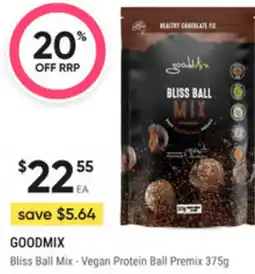 healthylife GOODMIX Bliss Ball Mix - Vegan Protein Ball Premix offer
