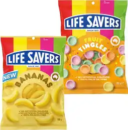 IGA Life Savers Share‑205g Selected Varieties offer