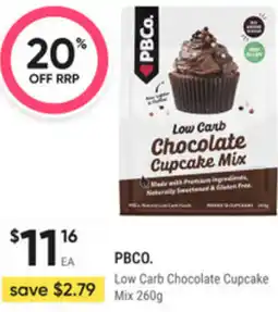 healthylife PBCO. Low Carb Chocolate Cupcake offer