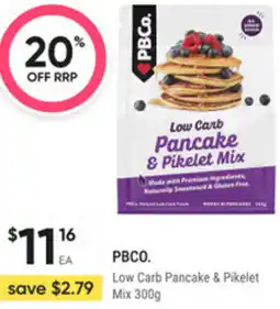 healthylife PBCO. Low Carb Pancake & Pikelet Mix offer
