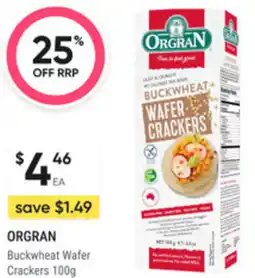 healthylife ORGRAN Buckwheat Wafer Crackers offer