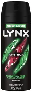 IGA Lynx Deodorant Body Spray Selected Varieties offer