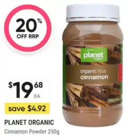 healthylife PLANET ORGANIC Cinnamon Powder offer