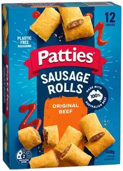 IGA Patties Classic Sausage Rolls or Party Pies 12 Pack offer