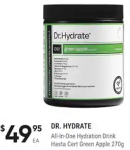 healthylife DR. HYDRATE All-In-One Hydration Drink Hasta Cert Green Apple offer