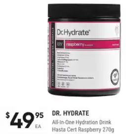 healthylife DR. HYDRATE All-In-One Hydration Drink Hasta Cert Raspberry offer