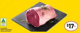 IGA Australian Boned and Rolled Lamb Leg Roast offer